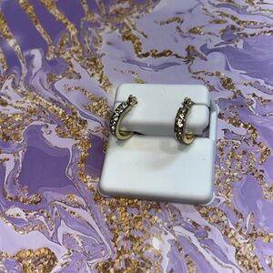 NWT MICROPAVE hoop earrings very beautiful